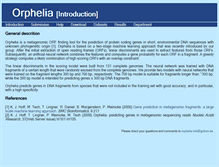 Tablet Screenshot of orphelia.gobics.de