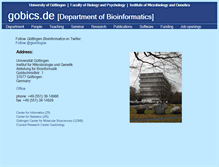 Tablet Screenshot of gobics.de
